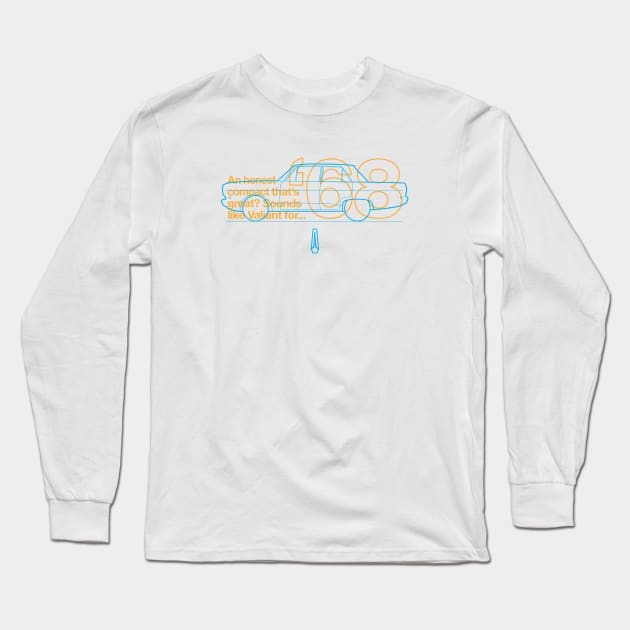 68 Valiant (2 Door) - An Honest Compact Long Sleeve T-Shirt by jepegdesign